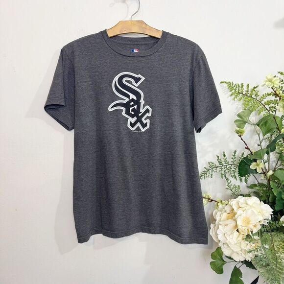 WHITE SOX tshirt | Chicago baseball | medium unisex | short sleeves | gray - Picture 1 of 5